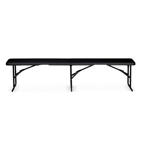 Ławka ogrodowa składana 180 cm Plonos czarna Ławka ogrodowa składana 180 cm Plonos czarna