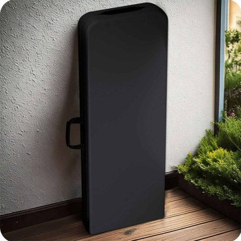 Ławka ogrodowa składana 180 cm Plonos czarna Ławka ogrodowa składana 180 cm Plonos czarna