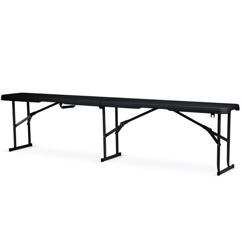 Ławka ogrodowa składana 180 cm Plonos czarna Ławka ogrodowa składana 180 cm Plonos czarna