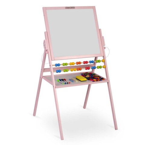 Magnetyczna kredowa tablica obrotowa Ricokids - różowa Magnetyczna kredowa tablica obrotowa Ricokids - różowa