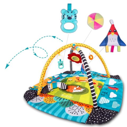 Mata interaktywna edukacyjna 110 x 100 cm Lisek Ricokids Mata interaktywna edukacyjna 110 x 100 cm Lisek Ricokids
