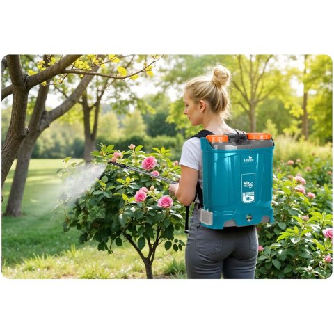 Opryskiwacz akumulatorowy z mieszalnikiem Plonos PL-604 Opryskiwacz akumulatorowy z mieszalnikiem Plonos PL-604