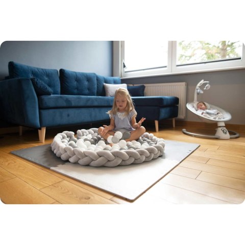 Otulacz do łóżeczka Ricokids 3m - miętowo-różowo-fioletowy Otulacz do łóżeczka Ricokids 3m - miętowo-różowo-fioletowy
