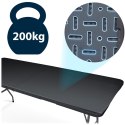 Stół ogrodowy składany 180 cm Plonos czarny