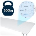 Stół ogrodowy składany 244 cm Plonos biały