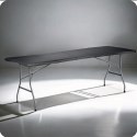Stół ogrodowy składany 244 cm Plonos czarny