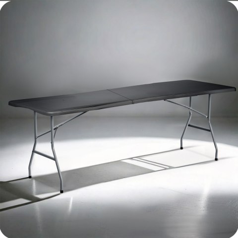 Stół ogrodowy składany 244 cm Plonos czarny Stół ogrodowy składany 244 cm Plonos czarny