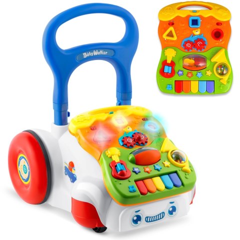 Chodzik edukacyjny z muzyką 2w1 RK-744 Ricokids biały Chodzik edukacyjny z muzyką 2w1 RK-744 Ricokids biały