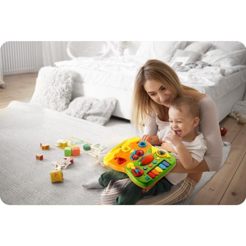 Chodzik edukacyjny z muzyką 2w1 RK-744 Ricokids biały Chodzik edukacyjny z muzyką 2w1 RK-744 Ricokids biały