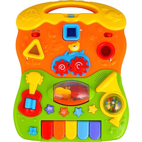 Chodzik edukacyjny z muzyką 2w1 RK-744 Ricokids biały Chodzik edukacyjny z muzyką 2w1 RK-744 Ricokids biały