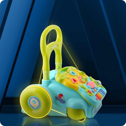 Chodzik edukacyjny z muzyką 2w1 RK-744 Ricokids turkusowy Chodzik edukacyjny z muzyką 2w1 RK-744 Ricokids turkusowy