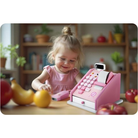 Drewniana zabawka kasa sklepowa RK-868 Ricokids Drewniana zabawka kasa sklepowa RK-868 Ricokids