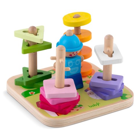 Drewniana zabawka sorter - układanka RK-866 Ricokids Drewniana zabawka sorter - układanka RK-866 Ricokids