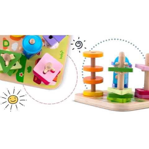 Drewniana zabawka sorter - układanka RK-866 Ricokids Drewniana zabawka sorter - układanka RK-866 Ricokids