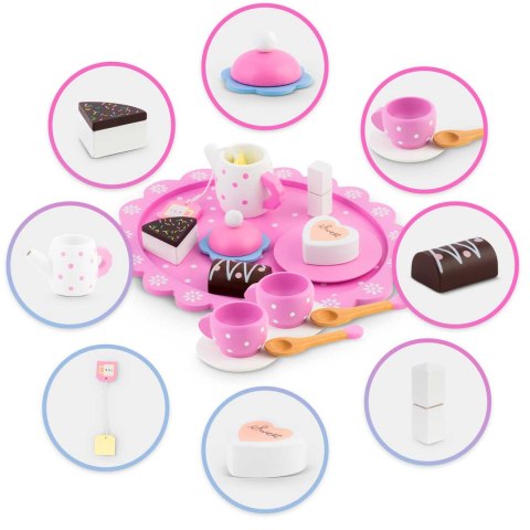 Drewniana zabawka zestaw do herbaty RK-869 Ricokids Drewniana zabawka zestaw do herbaty RK-869 Ricokids