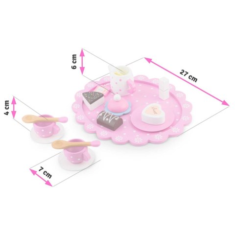 Drewniana zabawka zestaw do herbaty RK-869 Ricokids Drewniana zabawka zestaw do herbaty RK-869 Ricokids