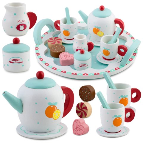 Drewniana zabawka zestaw do herbaty RK-869 Ricokids Drewniana zabawka zestaw do herbaty RK-869 Ricokids