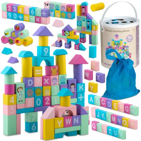 Drewniane klocki edukacyjne RK-871 Ricokids Drewniane klocki edukacyjne RK-871 Ricokids