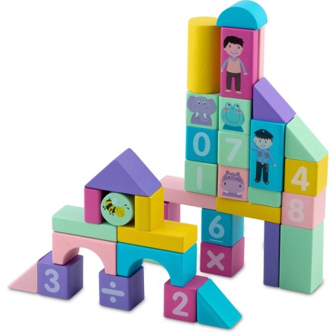 Drewniane klocki edukacyjne RK-871 Ricokids Drewniane klocki edukacyjne RK-871 Ricokids