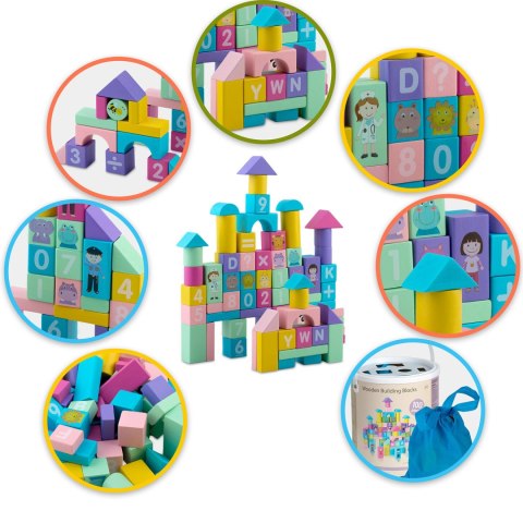 Drewniane klocki edukacyjne RK-871 Ricokids Drewniane klocki edukacyjne RK-871 Ricokids