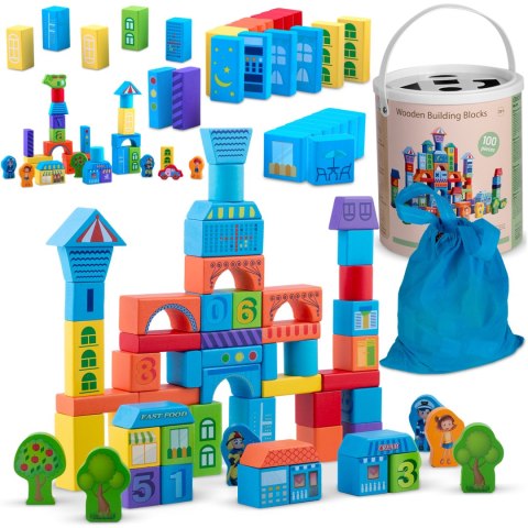 Drewniane klocki edukacyjne RK-871 Ricokids Drewniane klocki edukacyjne RK-871 Ricokids