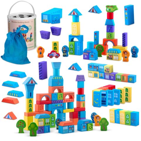 Drewniane klocki edukacyjne RK-871 Ricokids Drewniane klocki edukacyjne RK-871 Ricokids