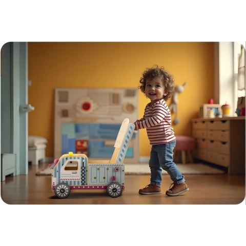 Drewniany chodzik pchacz z narzędziami RK-874 Ricokids Drewniany chodzik pchacz z narzędziami RK-874 Ricokids