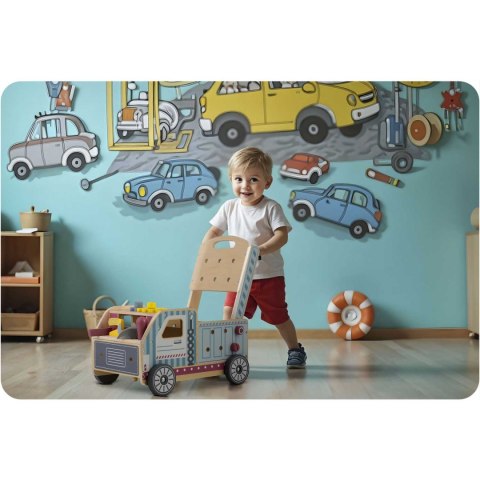 Drewniany chodzik pchacz z narzędziami RK-874 Ricokids Drewniany chodzik pchacz z narzędziami RK-874 Ricokids