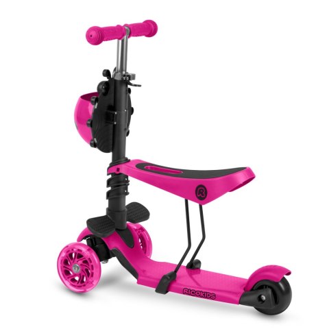 Hulajnoga trójkołowa Ricokids Buggy - różowa Hulajnoga trójkołowa Ricokids Buggy - różowa