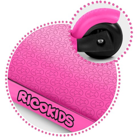 Hulajnoga trójkołowa Ricokids Buggy - różowa Hulajnoga trójkołowa Ricokids Buggy - różowa