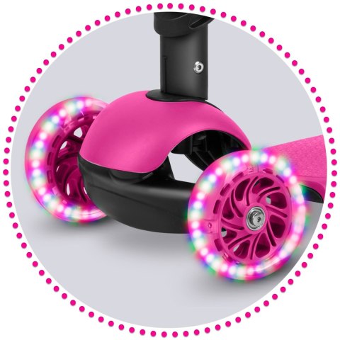 Hulajnoga trójkołowa Ricokids Buggy - różowa Hulajnoga trójkołowa Ricokids Buggy - różowa
