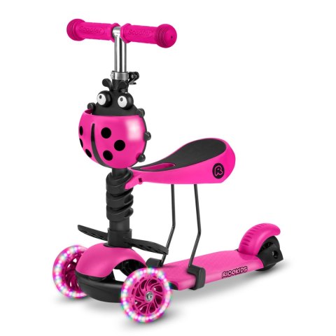 Hulajnoga trójkołowa Ricokids Buggy - różowa Hulajnoga trójkołowa Ricokids Buggy - różowa