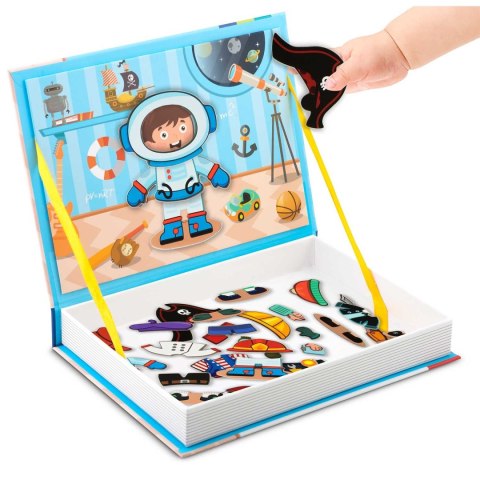 Książka magnetyczna puzzle Przebieranki RK-770 Książka magnetyczna puzzle Przebieranki RK-770