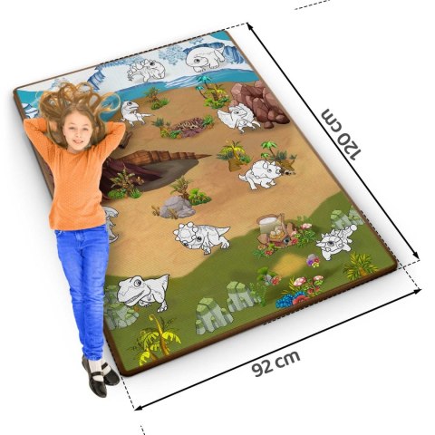 Mata piankowa do kolorowania zwijana 120 x 90 x 0,3 cm Ricokids RK-344 Mata piankowa do kolorowania zwijana 120 x 90 x 0,3 cm Ricokids RK-344