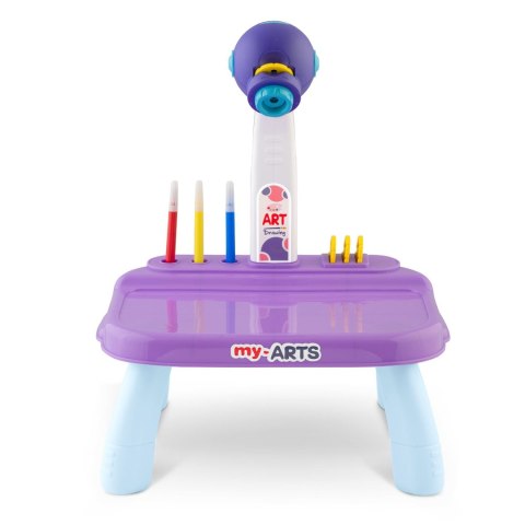 Projektor do nauki rysowania Ricokids 773700 - fioletowy Projektor do nauki rysowania Ricokids 773700 - fioletowy