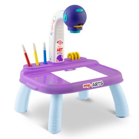Projektor do nauki rysowania Ricokids 773700 - fioletowy Projektor do nauki rysowania Ricokids 773700 - fioletowy