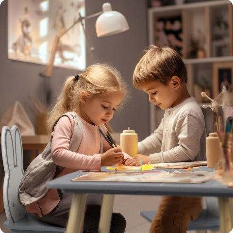 Stolik z dwoma krzesełkami dla dzieci Ricokids RC-847 Króliczek Stolik z dwoma krzesełkami dla dzieci Ricokids RC-847 Króliczek