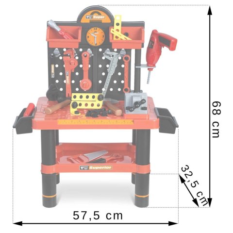 Warsztat dla dzieci Ricokids 772500 czerwony Warsztat dla dzieci Ricokids 772500 czerwony