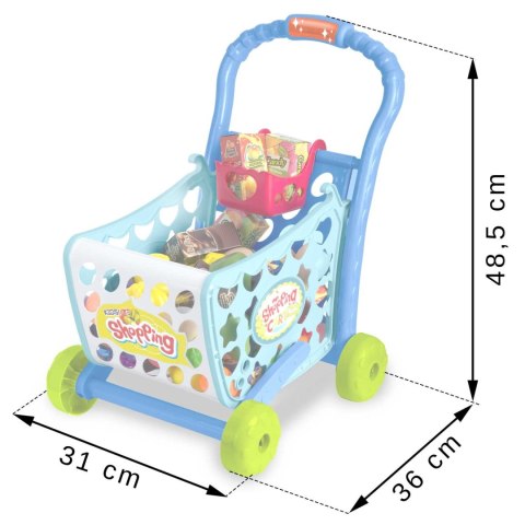 Wózek na zakupy Ricokids 773400 niebieski Wózek na zakupy Ricokids 773400 niebieski