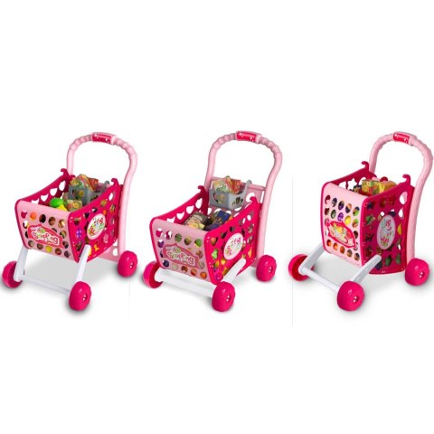 Wózek na zakupy Ricokids 773401 różowy Wózek na zakupy Ricokids 773401 różowy