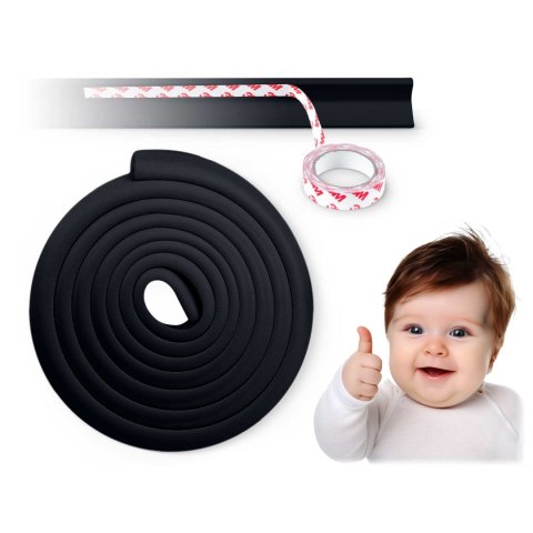 Zabezpieczająca taśma piankowa Ricokids 798711 czarna 6 m Zabezpieczająca taśma piankowa Ricokids 798711 czarna 6 m