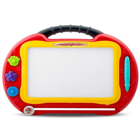 Znikopis tablica + stolik do rysowania Ricokids - czerwony Znikopis tablica + stolik do rysowania Ricokids - czerwony
