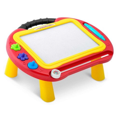 Znikopis tablica + stolik do rysowania Ricokids - czerwony Znikopis tablica + stolik do rysowania Ricokids - czerwony