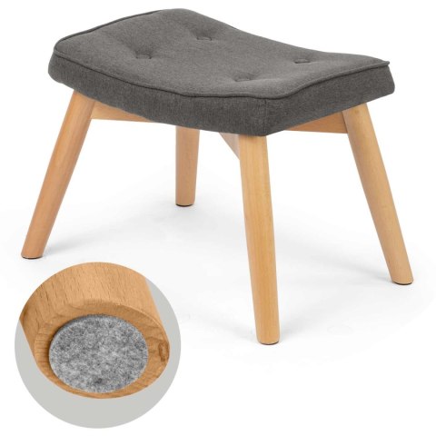 Podnóżek do fotela Norse Sofotel ciemno szary Podnóżek do fotela Norse Sofotel ciemno szary